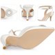 thumbnail image 4 of Zapatos de tacón de aguja con correa en el tobillo y diamantes de imitación para mujer blanco, EE. UU. 7, 4 of 6