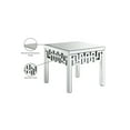 thumbnail image 2 of Meridian Furniture Aria Mirrored Geometric Designed End Table, 2 of 4