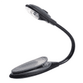 thumbnail image 6 of 2X Mini Flexible Clip-on Bright Booklight LED Travel Book Reading Lamp White Light Book Holder Small Table Lamp Gray, 6 of 8