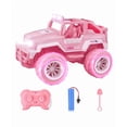thumbnail image 1 of Xtellar Coche De Juguete Teledirigido Recargable Camión Todoterreno Rosa, 1 of 1