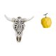thumbnail image 1 of Escultura De Fruta De Cabeza De Toro De Porcelana Para Colgar En La Pared, Adorno Geométrico Tribal Para Oficina, Granja, Dormitorio, Festival, Decoración Coleccionable, 1 of 8