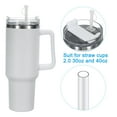 thumbnail image 6 of Uxcell Silicone Spill Stopper Accessories for Straw Cup 1.0 40oz/ 30oz, Clear/Black Set of 6, 6 of 6