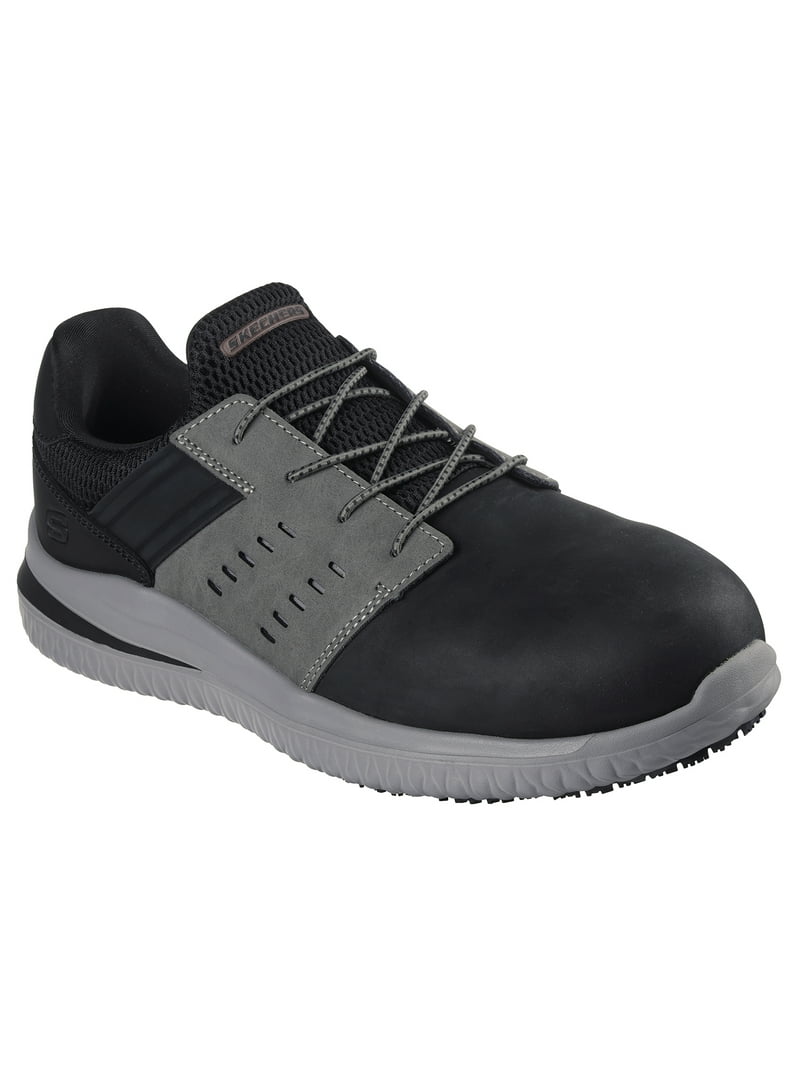 Skechers Work Men's Delson 3.0 Tyoll No Tie Fit™ Slip Resistant