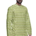 thumbnail image 3 of Atasi Printed Casual Asymmetric Kurta Set For Men Designer Long Kurta For Boys, 3 of 3
