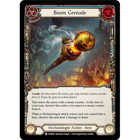 Flesh and Blood Bright Lights Common Boom Grenade EVO086 (Blue)