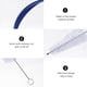 thumbnail image 5 of EeaseMX Juego de 4 cepillos de limpieza para instrumentos de viento, flexibles, limpiador de boquillas para trompeta., 5 of 8