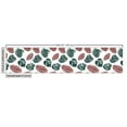 thumbnail image 3 of Ambesonne Botanical Fabric by the Yard Upholstery, Philodendron Leaves Art, 3 Yards, Hunter Green and Pale Salmon, 3 of 5