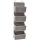 thumbnail image 1 of Organizador colgante de pared con ventana de malla para mayor visibilidad, material transpirable no tejido para bolsillos de gran capacidad (gris), 1 of 6