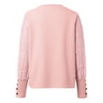 thumbnail image 5 of Womens Long Sleeve Lace T Shirts Crewneck 2026 Fashion Tops Casual Y2K Spring Tees, 5 of 8