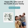 thumbnail image 6 of RKZDSR LCD Electronic Digital Temperature and Humidity Monitor - Mini Hygrometer for Indoor Rooms, Baby Nurseries, and Warehouses, 6 of 9