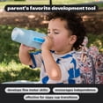 thumbnail image 6 of YAYA My First Travel Tumbler for Preschool & Kids 3+, Insulated Stainless Steel Tumbler with Reusable Silicone Straw & Spill-Proof Lid, Cup Holder Compatible, BPA-Free, 12oz, Black, 6 of 8