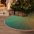 thumbnail image 5 of Lukts Orange To Teal Gradient Print Color Life Christmas Tree Skirt, Winter Holiday Tree Mat Decoration ,Can be Used as A Shawl-48", 5 of 6