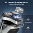 thumbnail image 2 of Maquinilla de afeitar eléctrica Sweker 3D con cabezal desplegable IPX6 a prueba de agua, 2 of 8