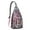Pink-4, variant on Vintage Paisley Sling Backpack – Boho Ethnic Crossbody Bag with Colorful Ornamental Pattern for Travel, Hiking & Everyday Wear