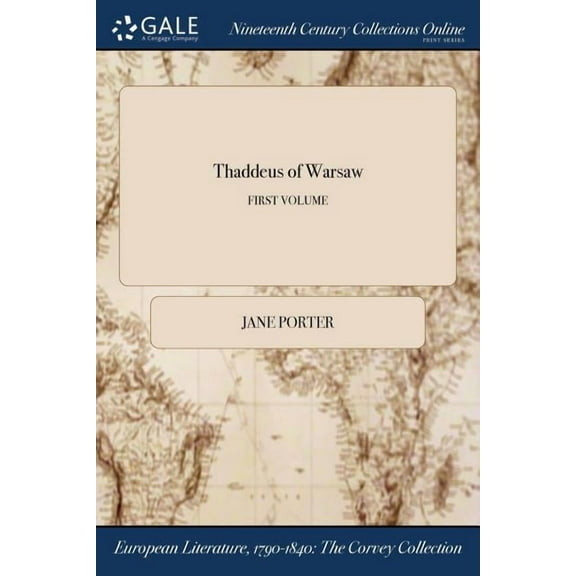 Thaddeus of Warsaw; FIRST VOLUME (Paperback)