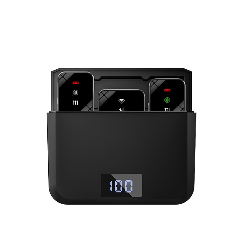 Eclytyku Wireless Dual Lapel Mic – Instant Pairing, Clear Audio & 7-Hour Battery for Vlogs & Interviews