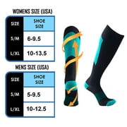 Extreme Fit Copper Compression Socks for Men & Women, 6 Pairs