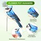 thumbnail image 2 of Uxcell 1-Pack Abrazaderas para Macetas de Aves, Estacas de Jardín de Colibrí de Acrílico de 3.2" para Decoración de Colgadores de Jardineras [Estilo 12], 2 of 7
