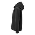 thumbnail image 6 of Comfort Colors 1467Y Garment-Dyed Youth Lightweight Fleece Hooded Sweatshirt-Black-XS, 6 of 6