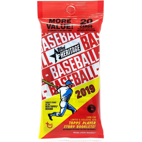 MLB 2019 Topps Heritage Baseball Cards 2019 Topps Heritage Baseball Cards Fat Pack