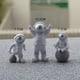 thumbnail image 2 of Figuras de astronauta Juguetes, Figuras de astronauta de 3 piezas Figuras de astronauta Juguetes de astronauta en miniatura Rendimiento probado, 2 of 8