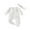 White, variant on RUINIXCW Newborn Baby Girl Spring Fall Winter Clothes Outfit Knitted Footed Romper Long Sleeve Crew Neck Frills Zipped Footie Jumpsuit and Headband