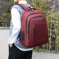 thumbnail image 5 of Mochila de gran capacidad para escuela secundaria y preparatoria, adecuada para viajes de negocios de hombres, computadoras portátiles y caminatas., 5 of 5