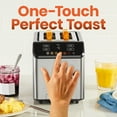 thumbnail image 5 of Chefman Smart Touch 2 Slice Digital Toaster with 6 Touchscreen Shade Settings – Stainless Steel, 5 of 8