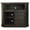 Rustic Antique Black, variant on Rustic Tall Alcove Shutter Corner TV Stand in Rustic Red