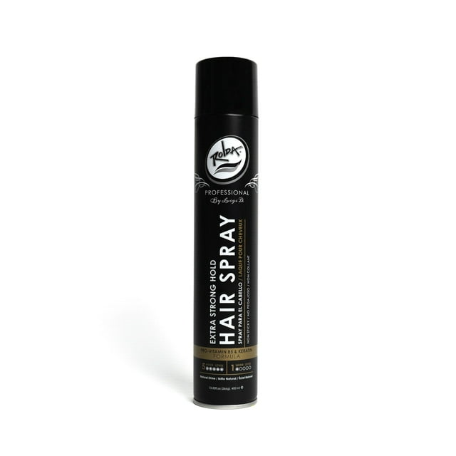 Rolda Spray para el cabello de fijación extra fuerte - Spray de sujeción con acabado mate Pro-Vitamina B5 combate la humedad y la humedad atrapa los cabellos sueltos 13.52 oz