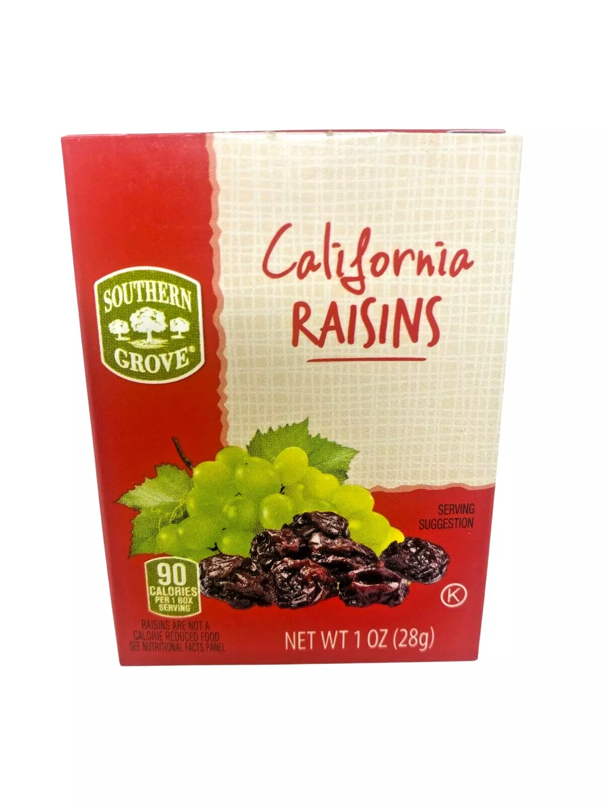 Southern Grove California Raisins Pack of 24, 1 oz Boxes, Healthy Non-GMO Snack