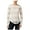 Off-White - almondmilk, variant on Rachel Roy Womens Striped Lace Embellished T-Shirt, Off-White, Small
