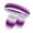 Purple, variant on TNOBHG Sports Wristband Sweatbands Set Soft Elastic Moisture Wicking Wristbands Breathable Headband Quick-drying Athletic Bands for Sports Thickened Wrist