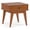 Teak Brown, variant on Simpli Home Draper 22 inch Wide Solid Wood Mid Century Modern End Table in Teak Brown