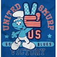 thumbnail image 2 of United Smurf Americana Varsity Hoodie Sweatshirt Women Men Brisco Brands M, 2 of 6