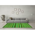 thumbnail image 3 of Ahgly Company Indoor Round Abstract Green Modern Area Rugs, 6' Round, 3 of 4