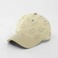 thumbnail image 6 of Tfken Baby Sun Hat For Boys Girls Toddler Dinosaur Print Baseball Cap Adjustable Kids Hat For Outdoor Daily Casual Wear Khaki Size 1-3 Years, 6 of 6