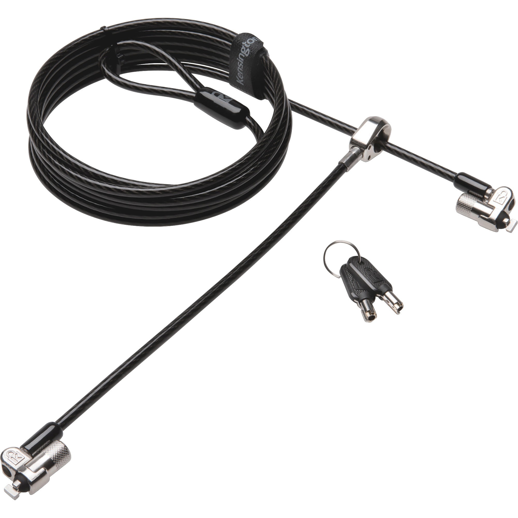 Renewed K65048WW Kensington MicroSaver 2.0 Keyed Twin Cable Lock for Laptops & Other Devices 