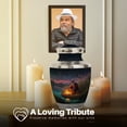 thumbnail image 4 of Yatskia Riverside Campfire Large Funeral Burial Urns for Human Ashes Adult Mother and Father, Little Cremation Keepsake Urn for Ashes Adult Male, (Tasty 10 Inch and 3 Inch), 4 of 8