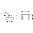 thumbnail image 2 of Sea-Dog 324360-1 Male Windshield Retainer Spacer - Black, 2 of 4