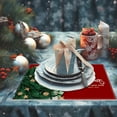 thumbnail image 5 of Dongrere 1-Pack Christmas Placemats - Waterproof Holiday Dining Mats for Dinner & Decor, Easy-Clean Table Mats for Christmas Gatherings, 5 of 6