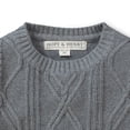thumbnail image 2 of Hope & Henry Boys' Crewneck Cable Sweater with Elbow Patches, 2 of 3