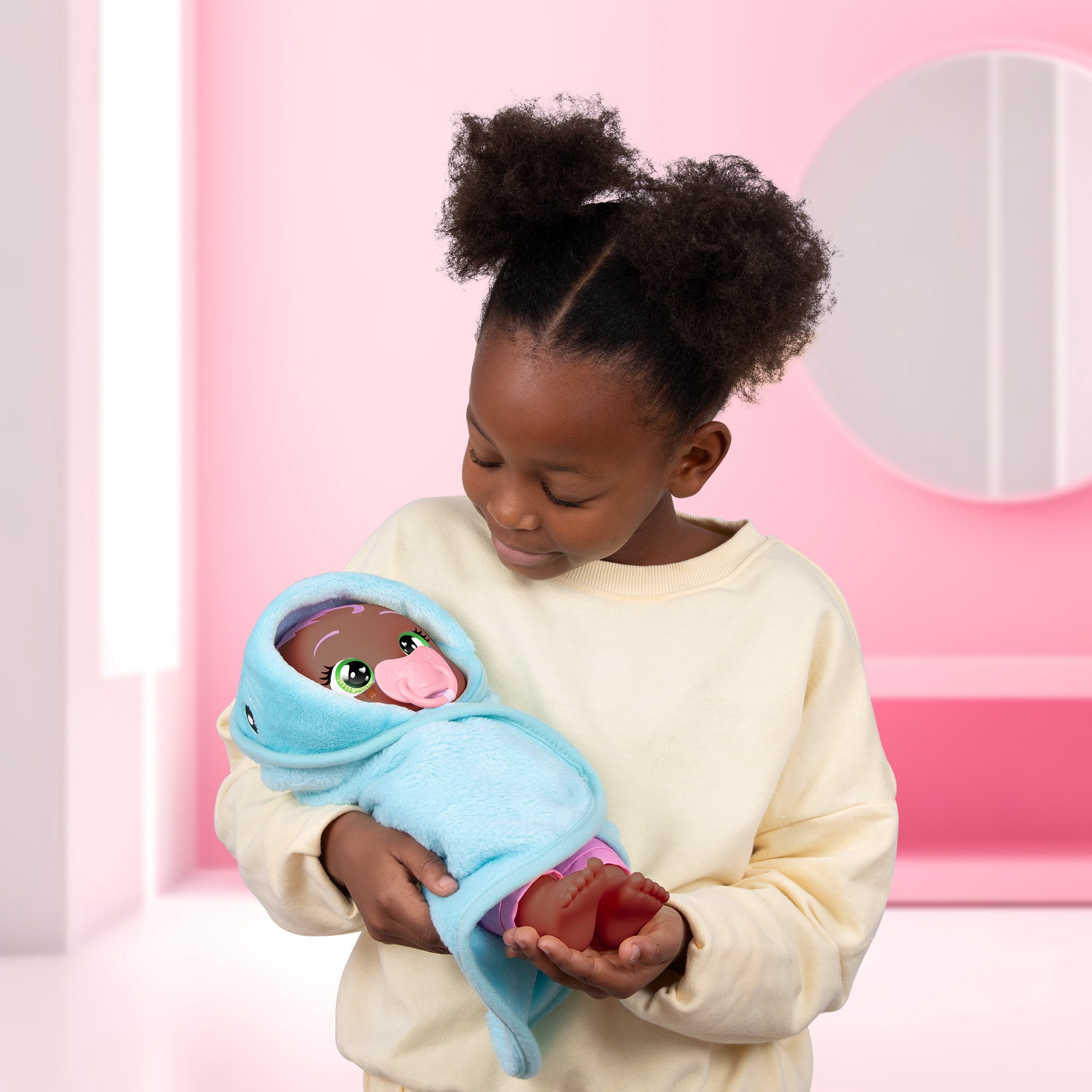 Cry Babies Newborn My First Bath Tiff Baby Doll 6pc Set w/ Bath Tub