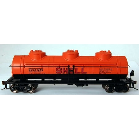 Bachmann HO Scale Train 40' Three Dome Tank Car Shell 17134