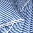 thumbnail image 3 of Martex Clean AF Antimicrobial Pinstripe Sheet Set, White/Blue, Queen, 3 of 5