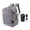 Gray, variant on Vacuum Compression Backpack Expandable Water Resistant Carry On Wet Dry Separation Business Travel Bag with 17.3 Inch Laptop Compartment and Combination Password Lock, Gray, 17.7 in / 45 cm