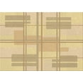 thumbnail image 1 of Ahgly Company Machine Washable Indoor Rectangle Transitional Metallic Gold Area Rugs, 8' x 12', 1 of 7