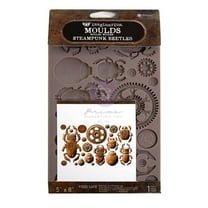 Finnabair Decor Moulds 5"x8"x8mm-Steampunk Beetles
