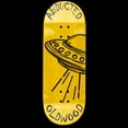 thumbnail image 2 of Oldwood Fingerboard Deck - Saucer Orange, 34mm x 98mm, 2 of 3