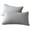 Gray, variant on EazyTech 2-Pack Cotton Quilted Pillow Shams Pillowcase Standard Size 19" x 29" Oil & Stain Proof Pillow Covers, Soft & Cozy Breathable Decorative Pillow Case White